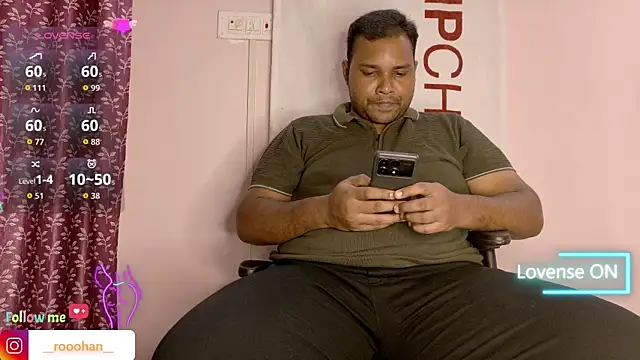Naughty Rohan  online show from 07.12.26
