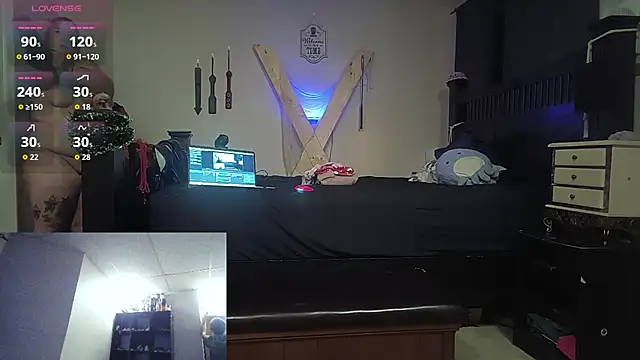 Snapshot of KinkyBratandDaddy chatting on 10.26.25 KinkyBratandDaddy online show from 10.26.25