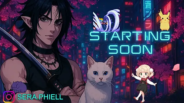 Snapshot of Seraphiell chatting on 10.03.25 Seraphiell online show from 10.03.25