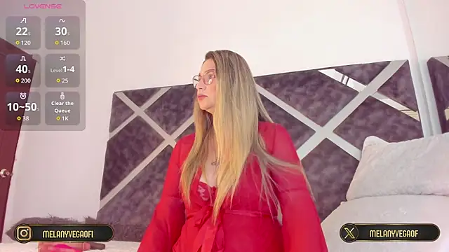 MelanyVegas online show from 10.20.25