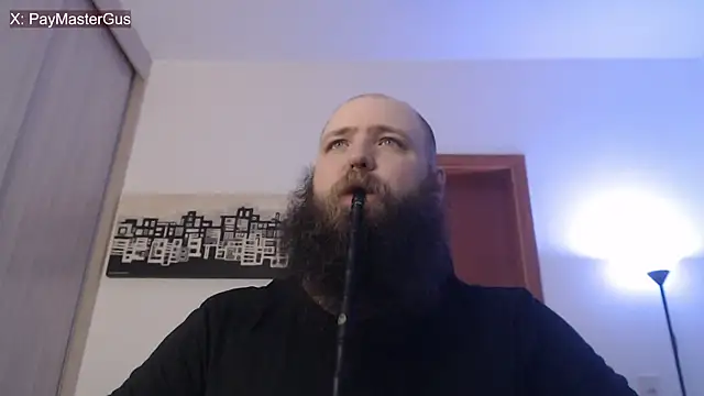 Snapshot of PayMasterGus chatting on 10.31.25 PayMasterGus online show from 10.31.25