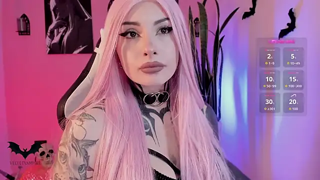 VelvetVampiree online show from 04.14.26