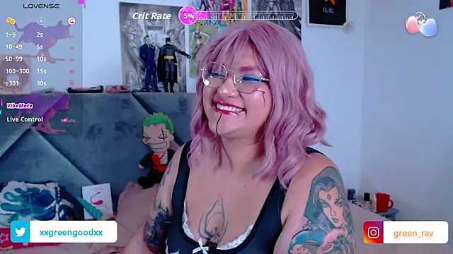 XxGreenGoodxX online show from 10.10.25