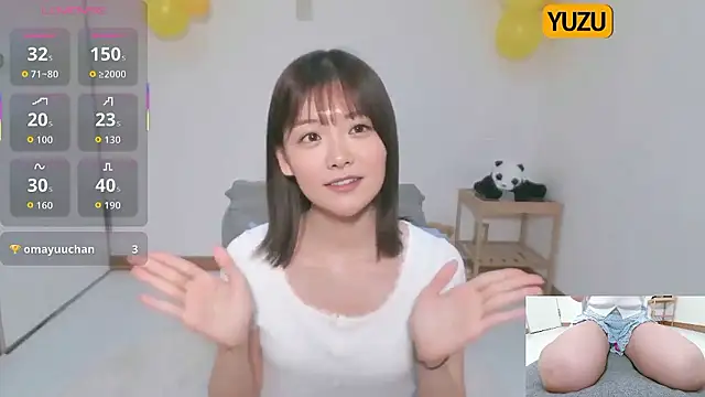 Snapshot of yuzukichi_jp chatting on 10.04.25 yuzukichi jp online show from 10.04.25