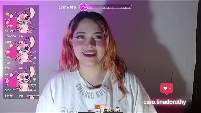 Snapshot of caro_lina20 chatting on 11.27.25 caro lina20 online show from 11.27.25