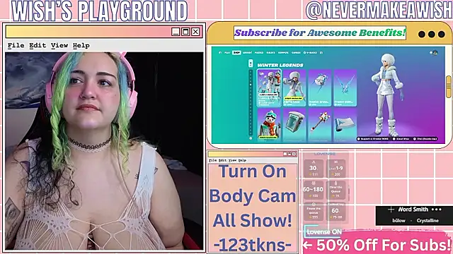 nevermakeawish online show from 02.25.26