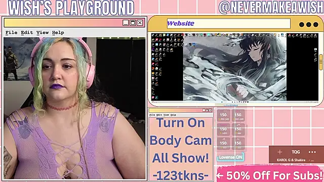 nevermakeawish online show from 03.15.26