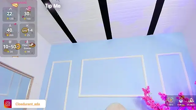 Snapshot of Cloedurant chatting on 09.10.25 Cloedurant online show from 09.10.25