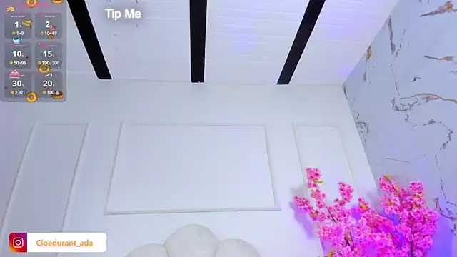 Snapshot of Cloedurant chatting on 10.11.25 Cloedurant online show from 10.11.25