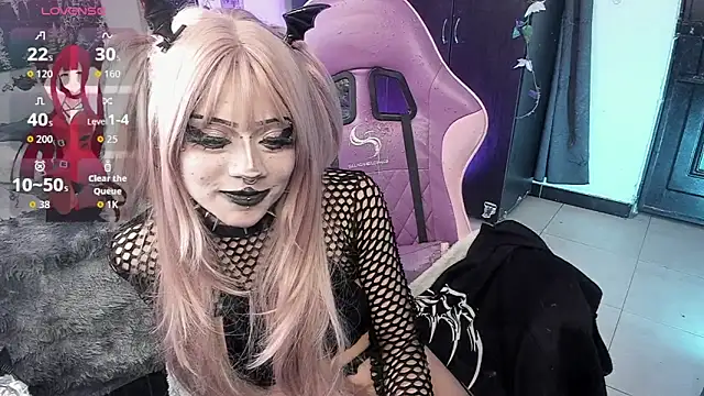 GothKitten666 online show from 07.29.26