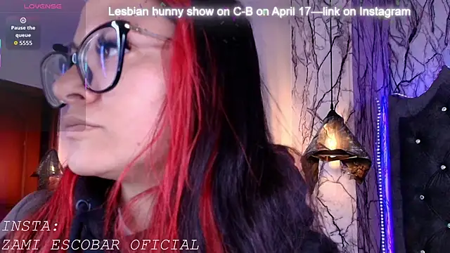 Zami Escobar of online show from 04.12.26