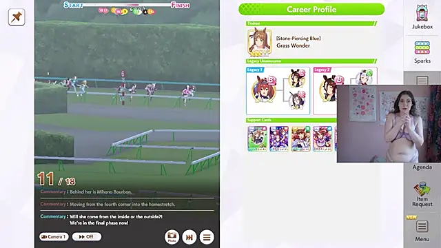 Snapshot of EllieMelts chatting on 11.22.25 EllieMelts online show from 11.22.25