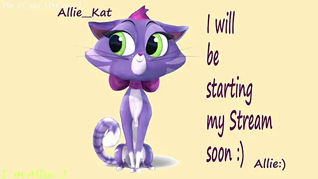 Allie Kat online show from 08.08.26