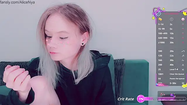 AliceNya cute online show from 10.16.25