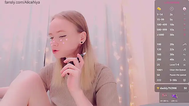 AliceNya cute online show from 01.17.26