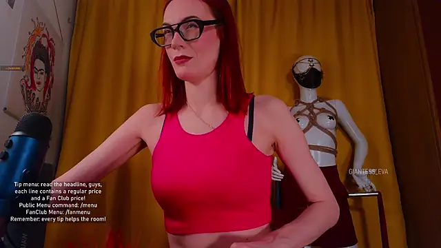 Giantess Eva online show from 10.23.25