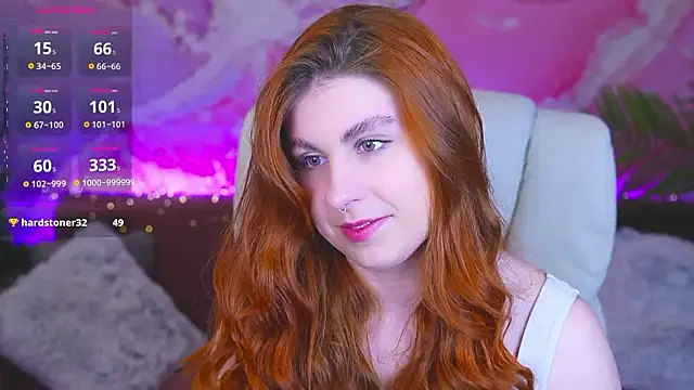 Snapshot of GingerPinky chatting on 01.18.26 GingerPinky online show from 01.18.26