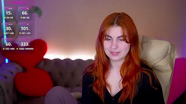 Snapshot of GingerPinky chatting on 02.15.26 GingerPinky online show from 02.15.26