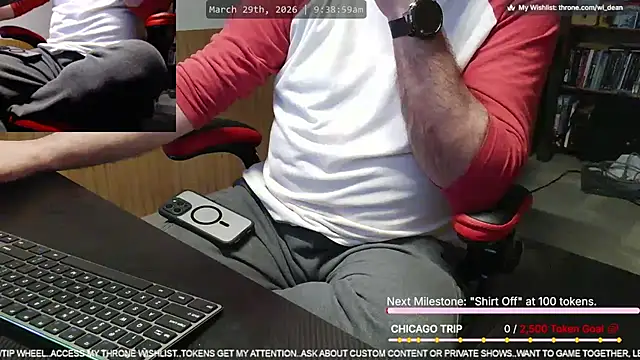 DeanonCam online show from 03.29.26