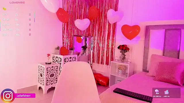 Leilafisherr online show from 02.13.26