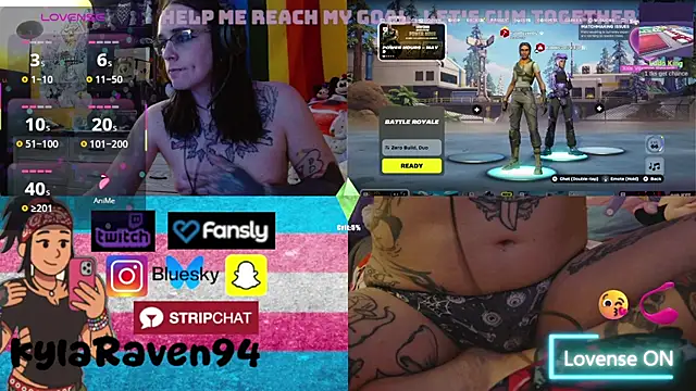 KylaRaven online show from 05.08.26