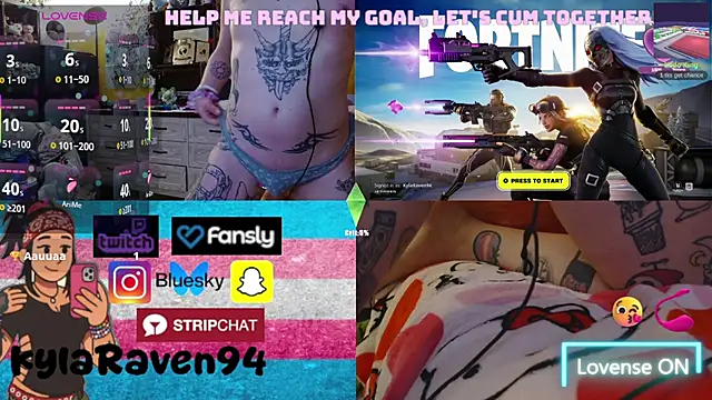 KylaRaven online show from 05.09.26