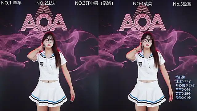 Snapshot of __AOA__ chatting on 02.11.26 AOA online show from 02.11.26