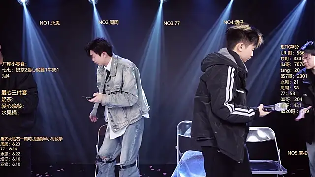 Snapshot of BTS-007 chatting on 02.09.26 BTS-007 online show from 02.09.26