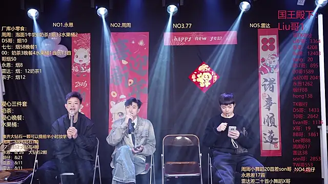 Snapshot of BTS-007 chatting on 02.17.26 BTS-007 online show from 02.17.26