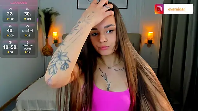 EvaRaider online show from 04.25.26