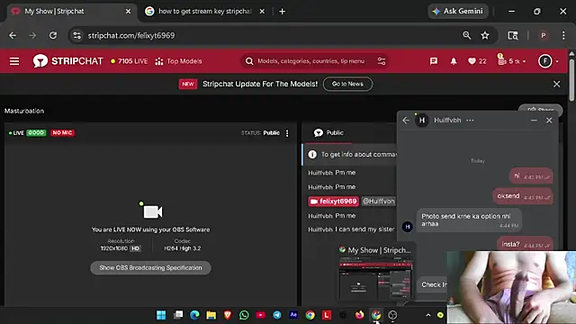 felixyt6969 online show from 04.15.26