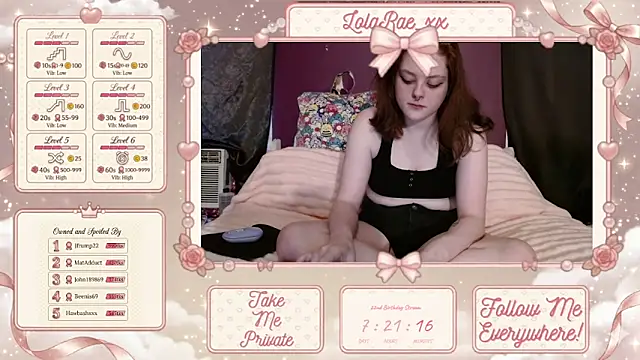 lolarae xx online show from 06.06.26