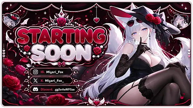 MiyariFox online show from 07.08.26