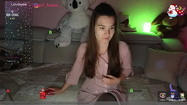 Girl Ksenia online show from 01.07.25