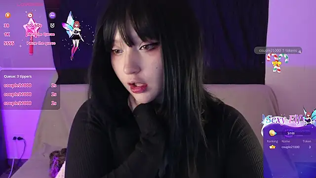 Snapshot of KuroChan420 chatting on 01.16.25 KuroChan420 online show from 01.16.25