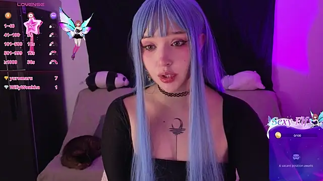 Snapshot of KuroChan420 chatting on 03.17.25 KuroChan420 online show from 03.17.25