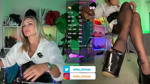 Erika Kirman online show from 09.26.25