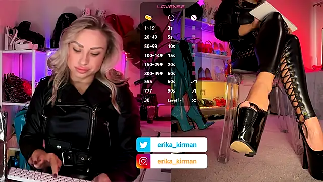 Erika Kirman online show from 11.07.25