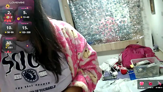 Snapshot of Bekkakinky chatting on 12.25.24 Bekkakinky online show from 12.25.24