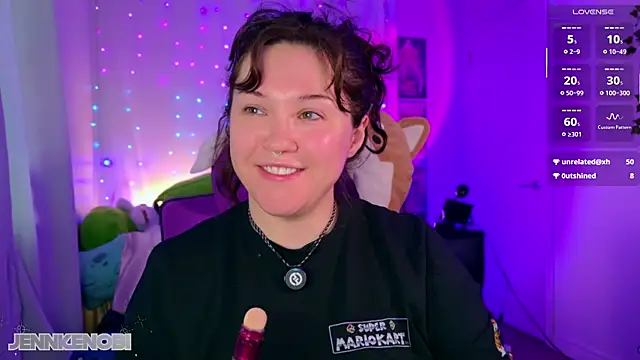 Snapshot of JennKenobi chatting on 02.24.26 JennKenobi online show from 02.24.26