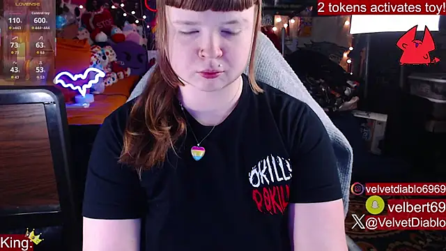 VelvetDiablo online show from 09.09.25