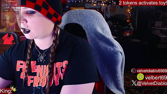 VelvetDiablo online show from 09.17.25