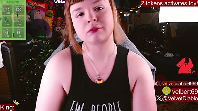 Snapshot of VelvetDiablo chatting on 03.04.26 VelvetDiablo online show from 03.04.26