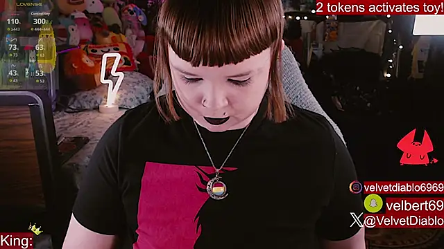 VelvetDiablo online show from 04.14.26