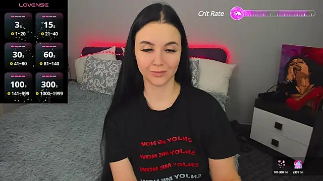 Snapshot of KeiraChoCo chatting on 01.10.25 KeiraChoCo online show from 01.10.25