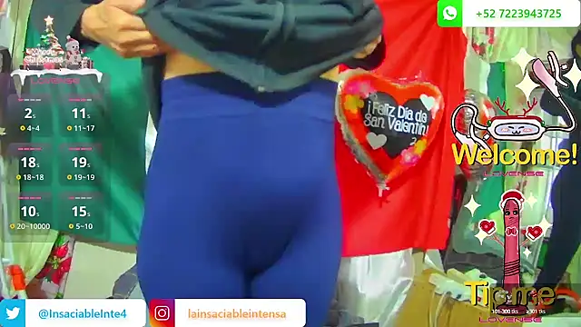 LaInsaciableIntensa online show from 02.13.25