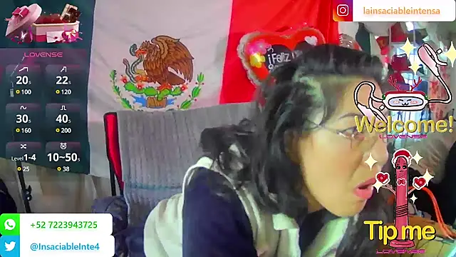 LaInsaciableIntensa online show from 02.16.25