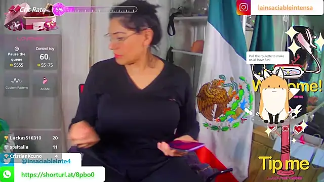 LaInsaciableIntensa online show from 02.23.25