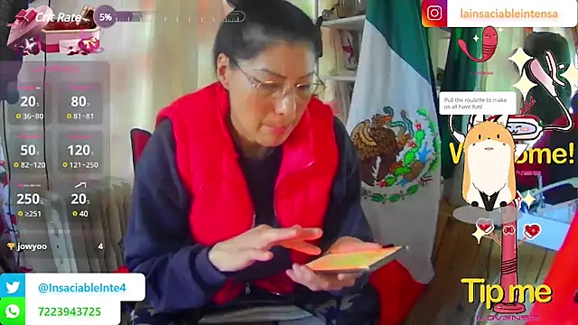 LaInsaciableIntensa online show from 03.01.25