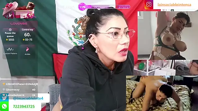 LaInsaciableIntensa online show from 03.16.25